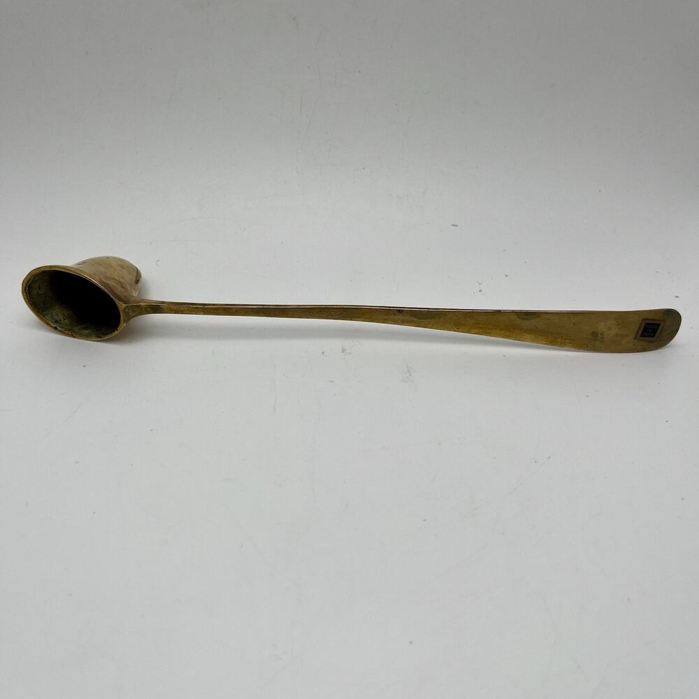 Vintage Solid Brass Candle Snuffer Bell Shape 9” Made In India Cottagecore Decor - Picture 3 of 13